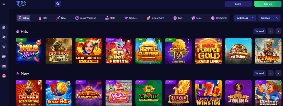 7bitcasino Spiele