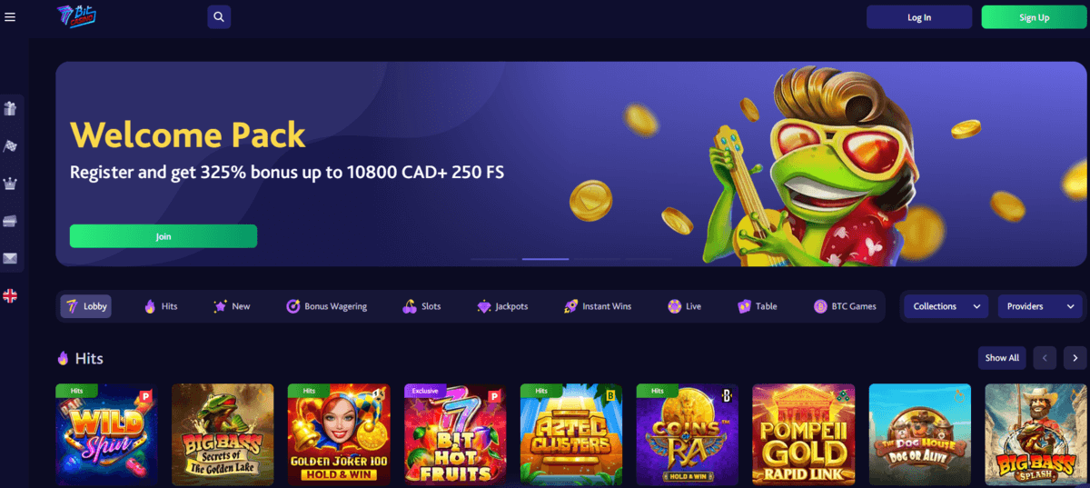 7bitcasino Startseite