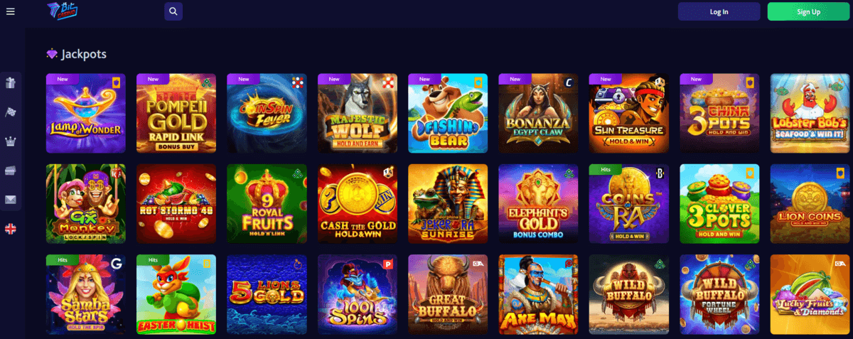 7bitcasino Jackpot-Spiele