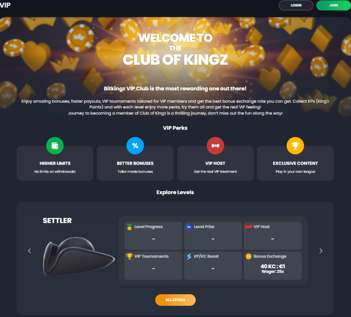 Bitkingz VIP Boni