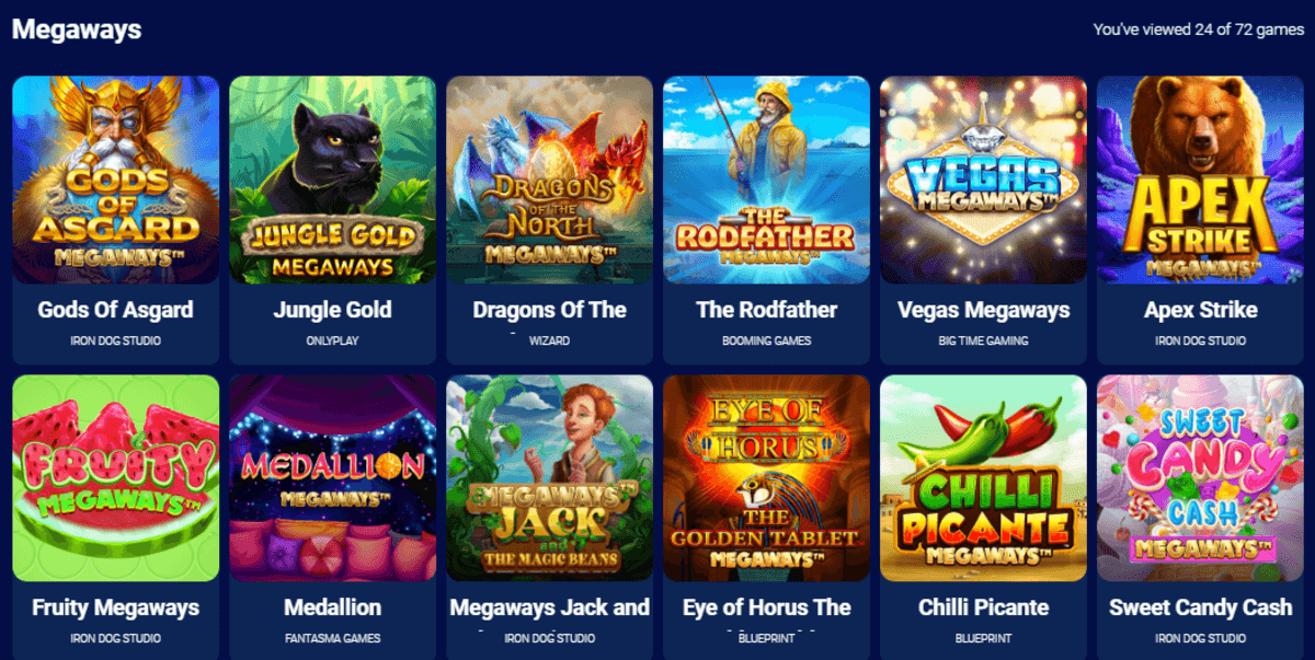 Blizz Megawege Spielautomaten