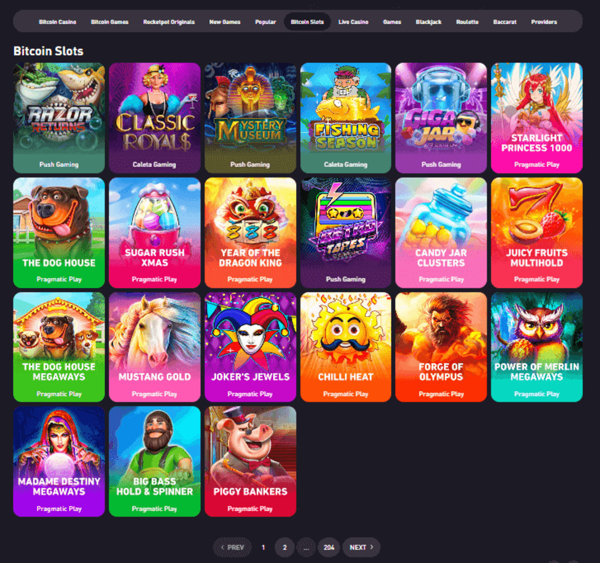 Rocketpot Spielautomaten